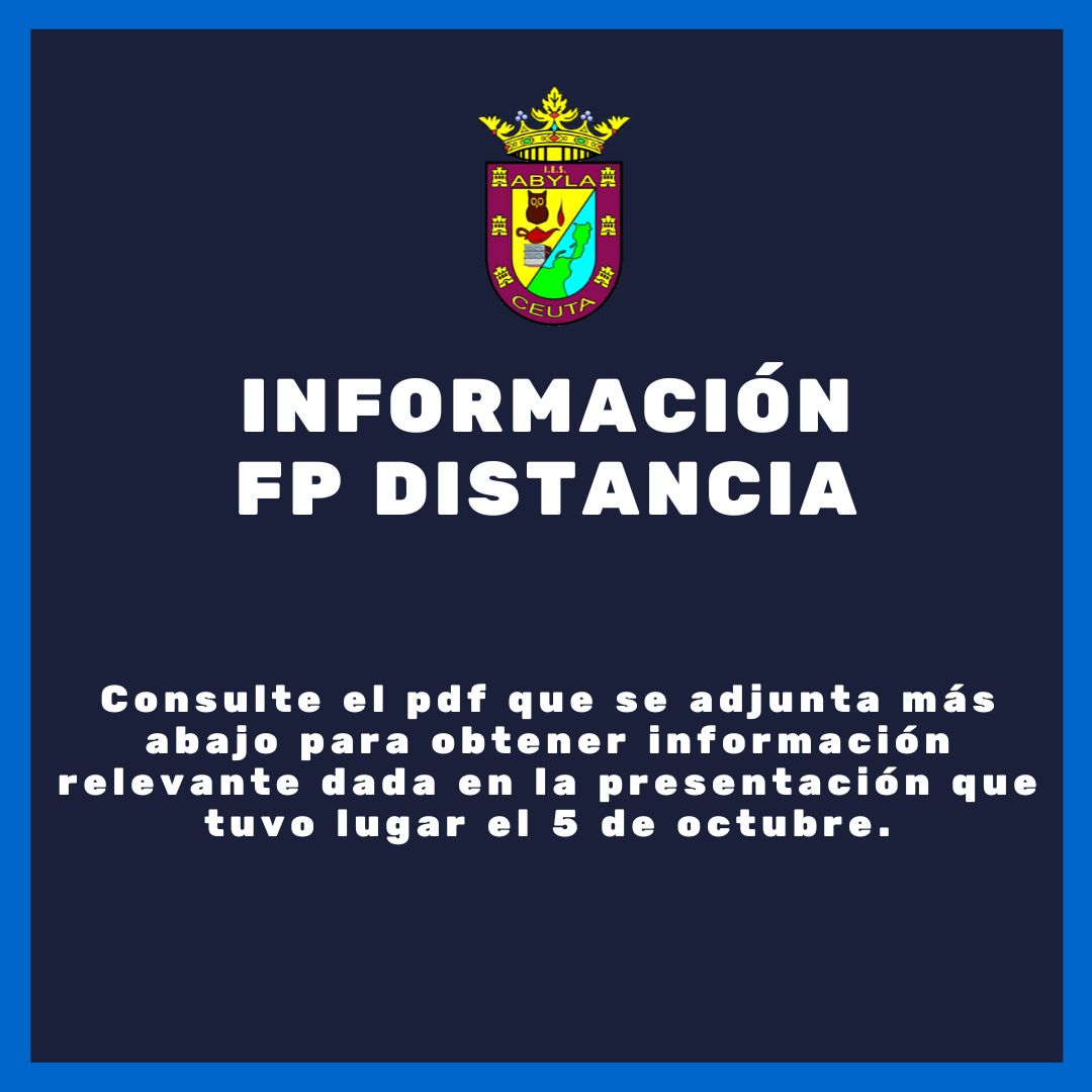 Info FPDISTANCIA